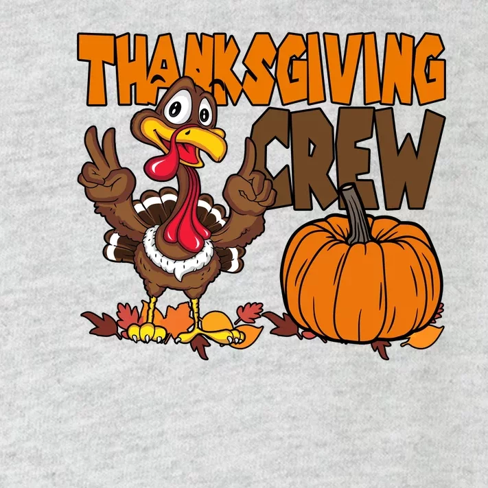 Thanksgiving Crew Funny Turkey Fall Toddler Long Sleeve Shirt