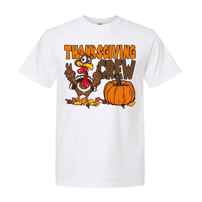 Thanksgiving Crew Funny Turkey Fall Garment-Dyed Heavyweight T-Shirt