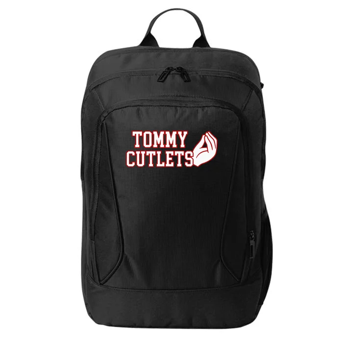 Tommy Cutlets Football Quarterback NY Italian Hand Gesture City Backpack