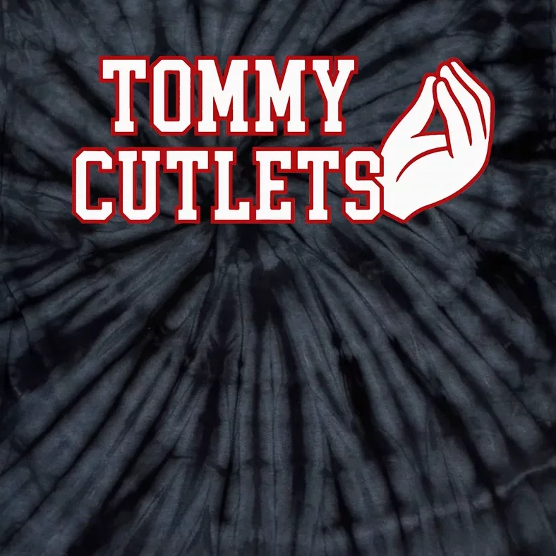 Tommy Cutlets Football Quarterback NY Italian Hand Gesture Tie-Dye T-Shirt