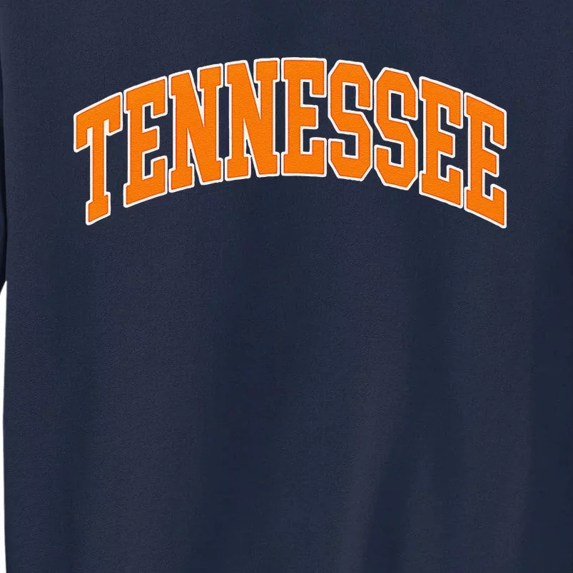 Tennessee Classic Font State Name Design Tall Sweatshirt