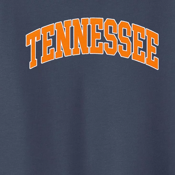 Tennessee Classic Font State Name Design Toddler T-Shirt