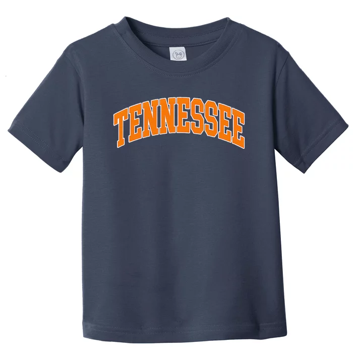 Tennessee Classic Font State Name Design Toddler T-Shirt