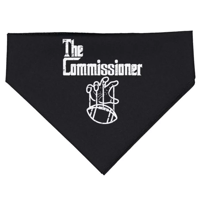 The Commissioner Fantasy Football Commish FFL USA-Made Doggie Bandana