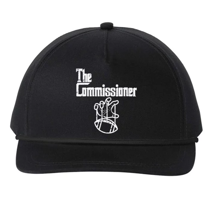 The Commissioner Fantasy Football Commish FFL Snapback Five-Panel Rope Hat