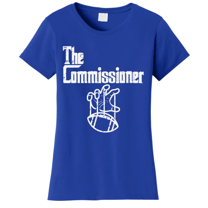 The Commissioner Fantasy Football Commish FFL Women's T-Shirt