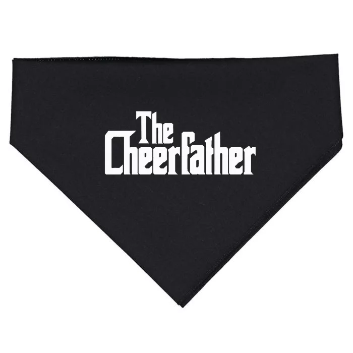 The Cheerfather Fathers Day Cheerleader USA-Made Doggie Bandana