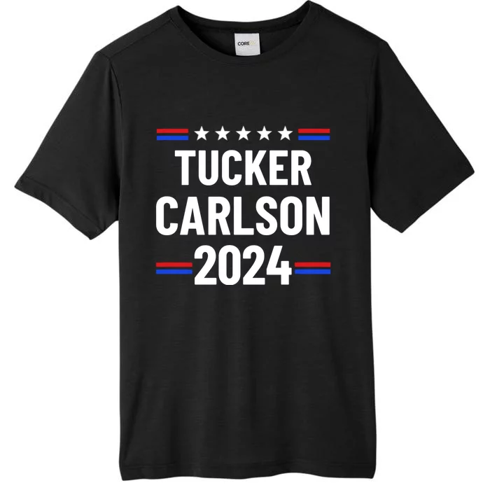 Tucker Carlson For President 2024 ChromaSoft Performance T-Shirt