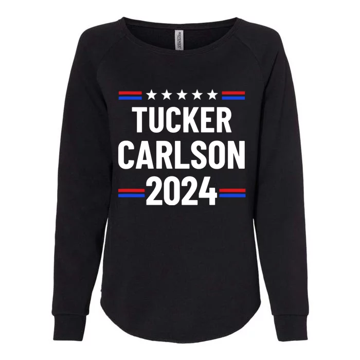 Tucker Carlson For President 2024 Womens California Wash Sweatshirt