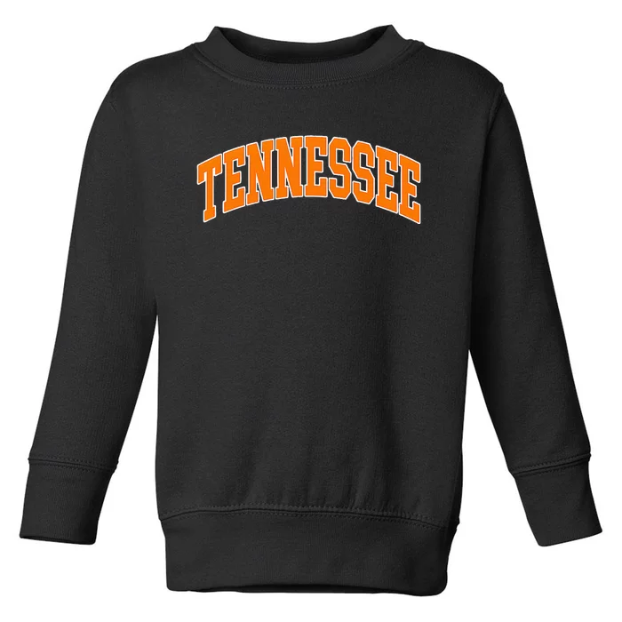 Tennessee Classic Font State Name Toddler Sweatshirt