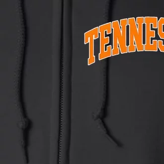 Tennessee Classic Font State Name Full Zip Hoodie