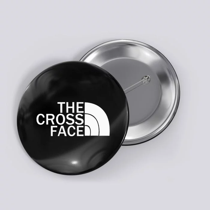 The Cross Face Wrestling Button