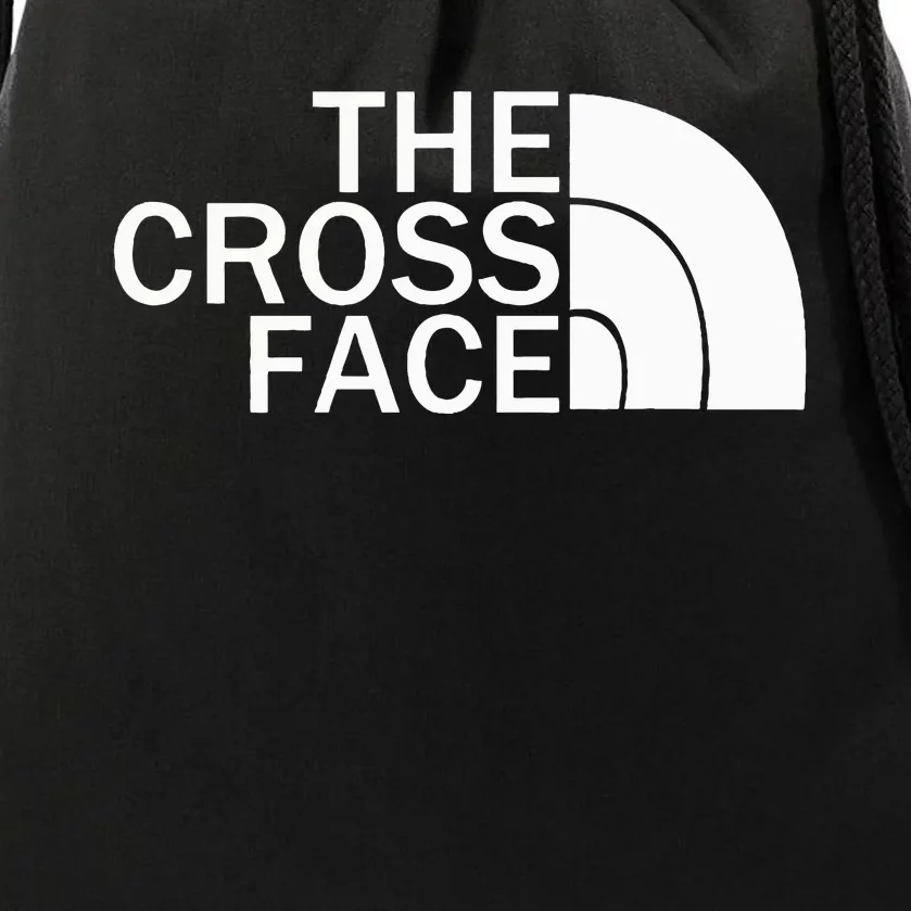 The Cross Face Wrestling Drawstring Bag