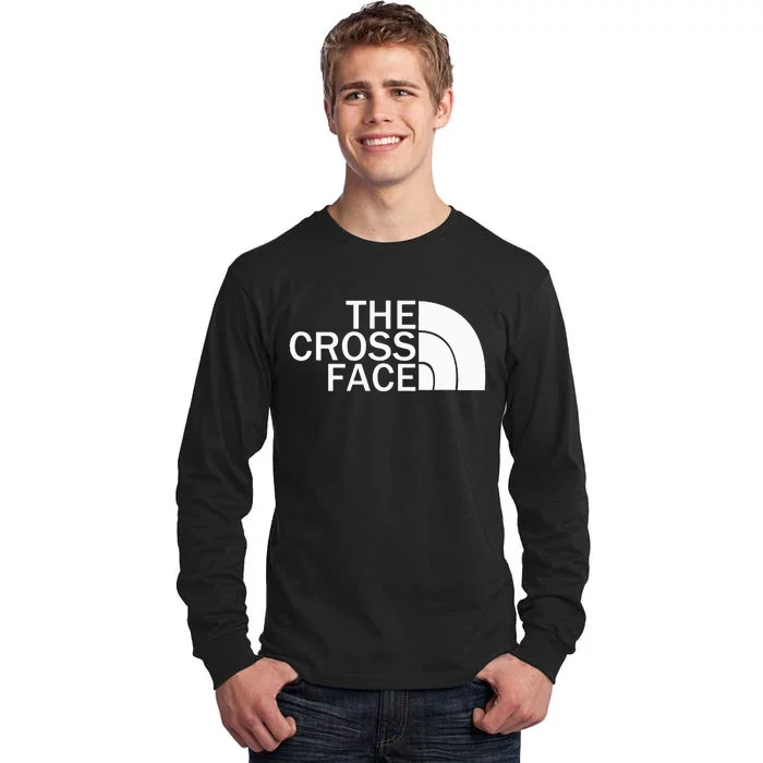 The Cross Face Wrestling Tall Long Sleeve T-Shirt