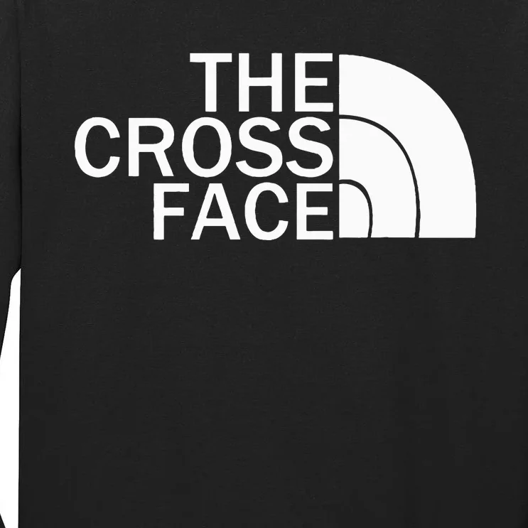 The Cross Face Wrestling Tall Long Sleeve T-Shirt