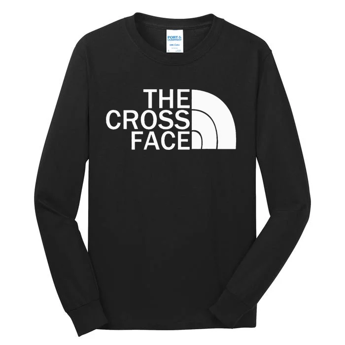 The Cross Face Wrestling Tall Long Sleeve T-Shirt