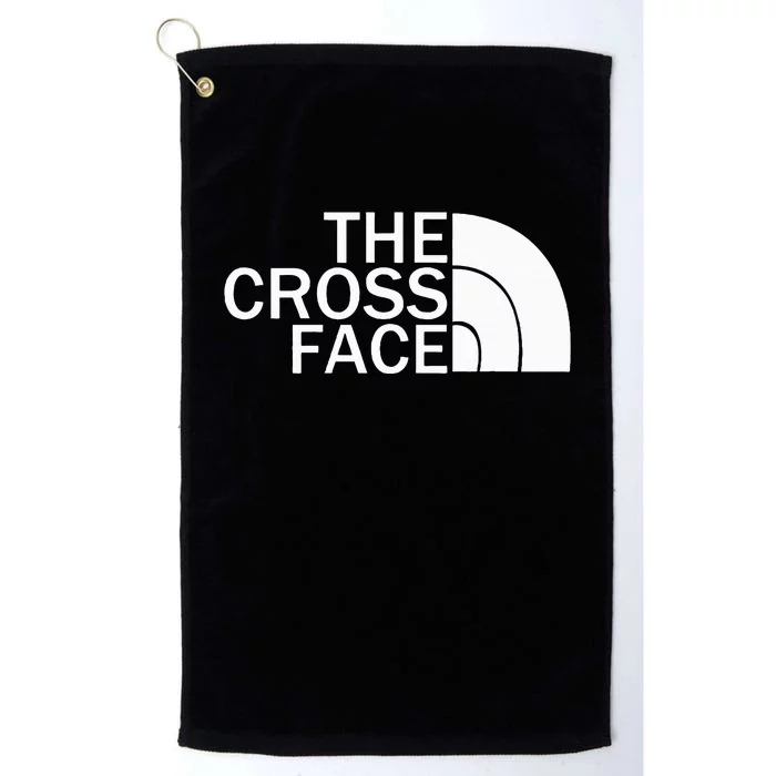 The Cross Face Wrestling Platinum Collection Golf Towel