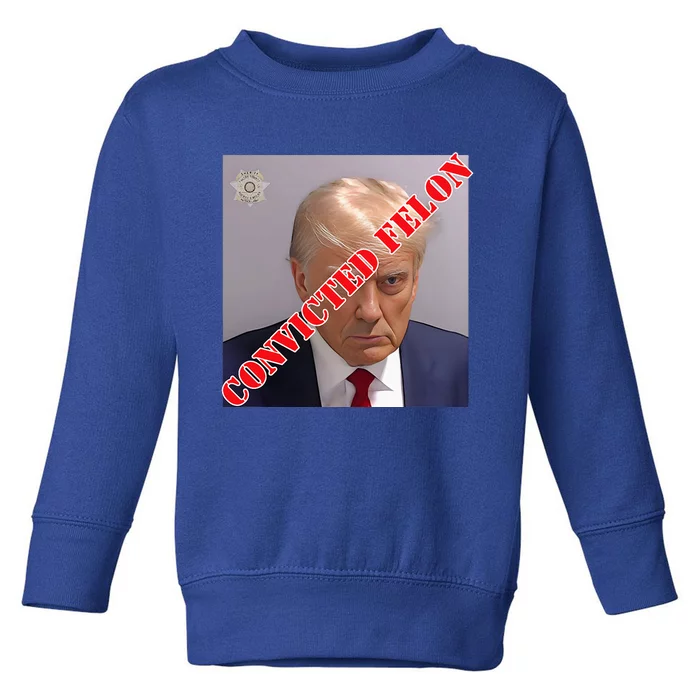 Trump Convicted Felon Toddler Sweatshirt