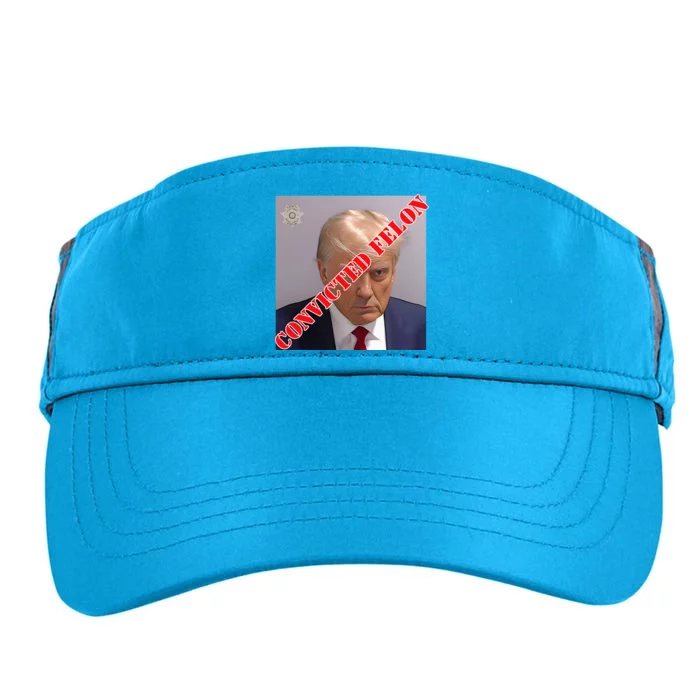 Trump Convicted Felon Adult Drive Performance Visor