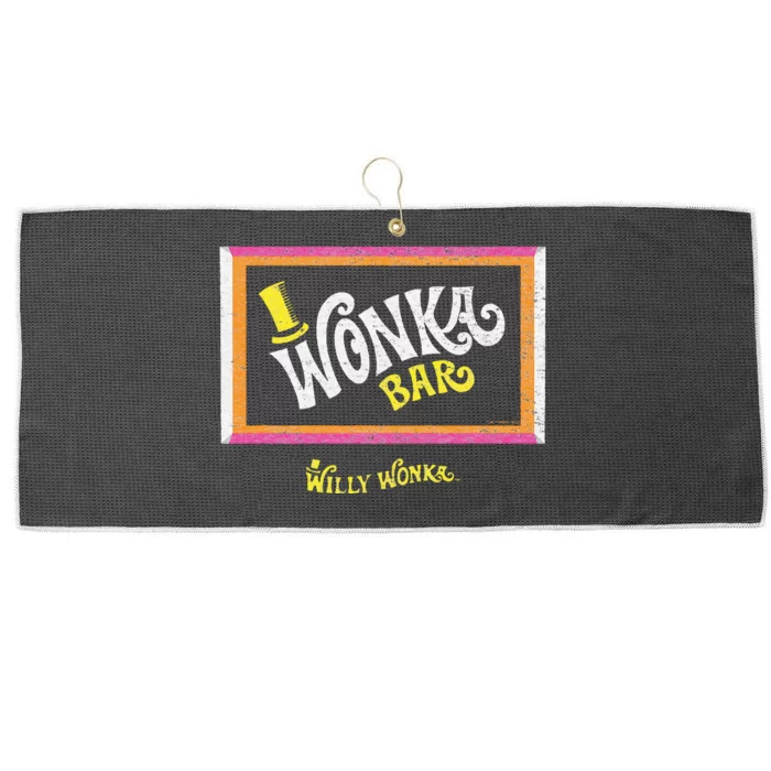 The Chocolate Factory Wonka Chocolate Bar Large Microfiber Waffle Golf Towel