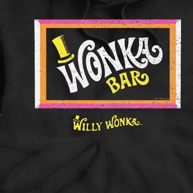 The Chocolate Factory Wonka Chocolate Bar Tie Dye Hoodie