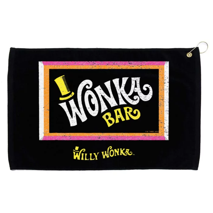 The Chocolate Factory Wonka Chocolate Bar Grommeted Golf Towel