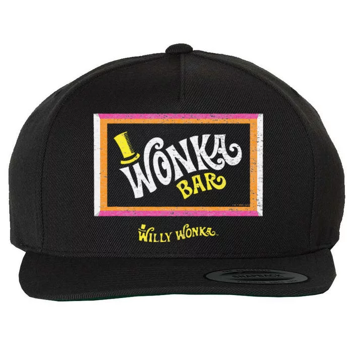 The Chocolate Factory Wonka Chocolate Bar Wool Snapback Cap