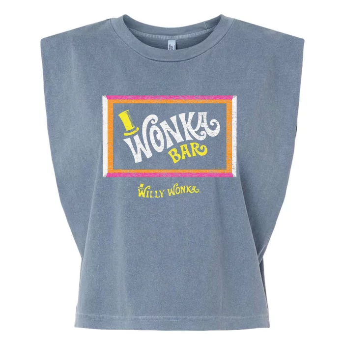 The Chocolate Factory Wonka Chocolate Bar Garment-Dyed Women's Muscle Tee