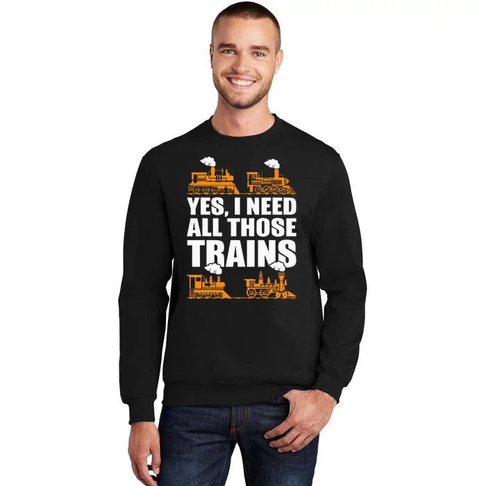 Train Collector Funny Model Train Sweatshirt