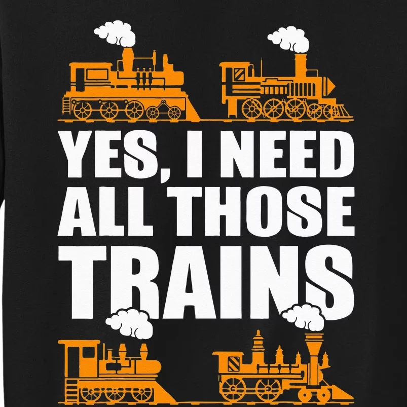 Train Collector Funny Model Train Sweatshirt