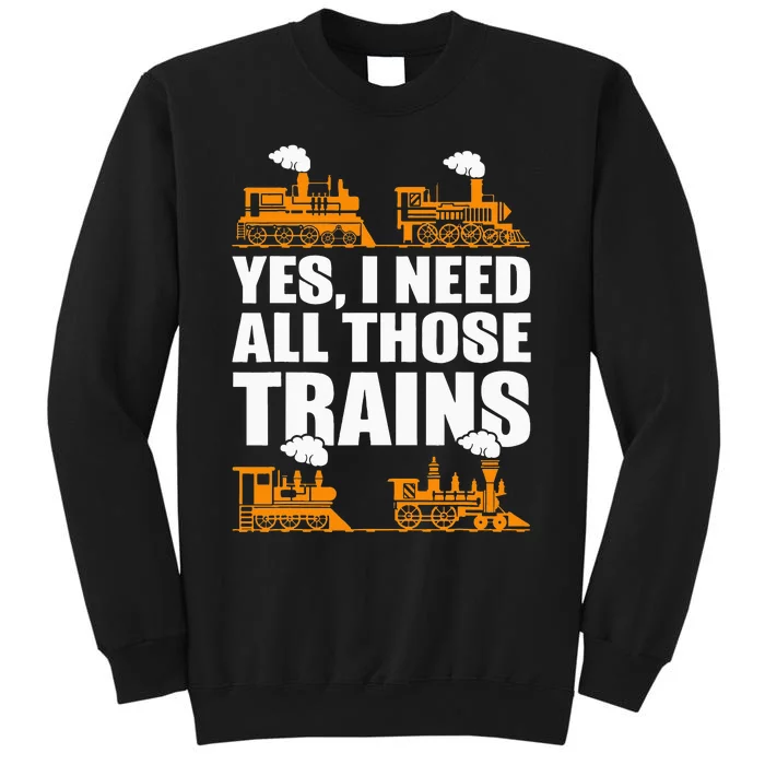 Train Collector Funny Model Train Sweatshirt