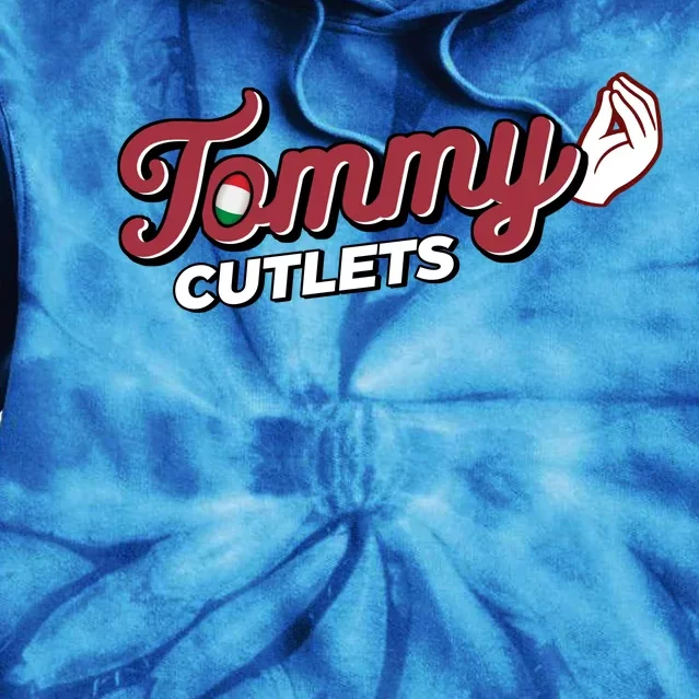 Tommy Cutlets Funny Italian Hand Football Tie Dye Hoodie