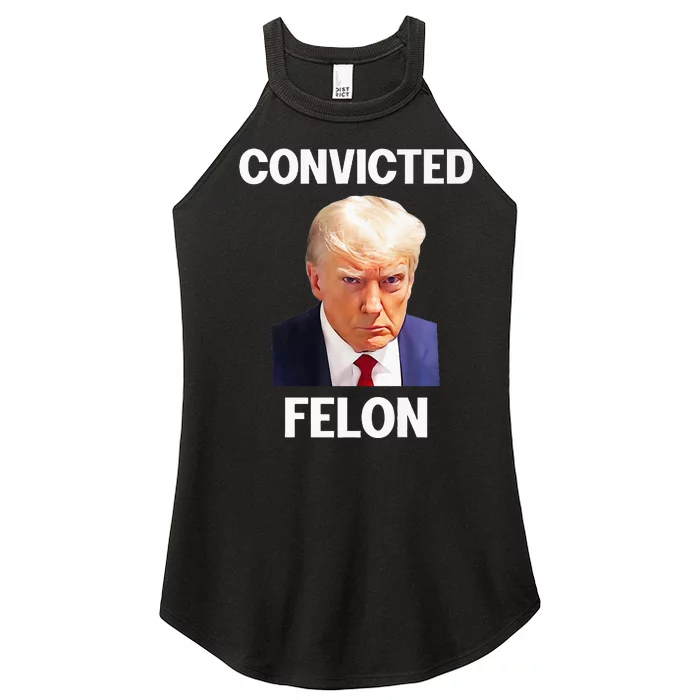 Trump Convicted Felon Women’s Perfect Tri Rocker Tank