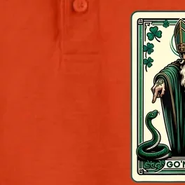 Tarot Card Funny St Patricks Day Gon Git St Patrick Dry Zone Grid Performance Polo