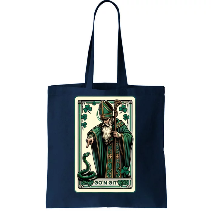 Tarot Card Funny St Patricks Day Gon Git St Patrick Tote Bag