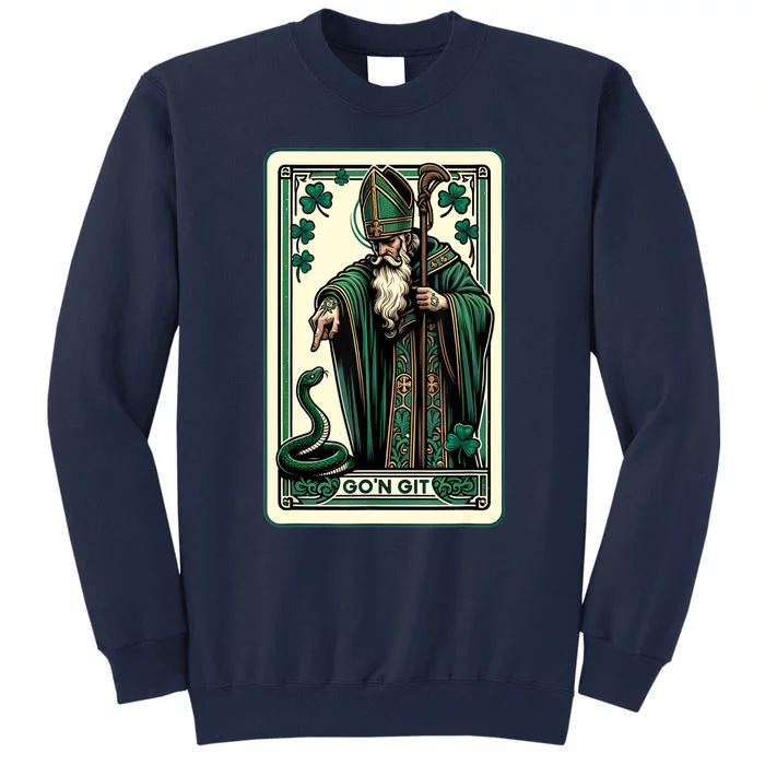 Tarot Card Funny St Patricks Day Gon Git St Patrick Tall Sweatshirt