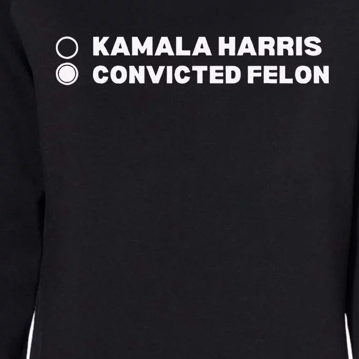 Trump Convicted Felon Gift Womens California Wash Sweatshirt