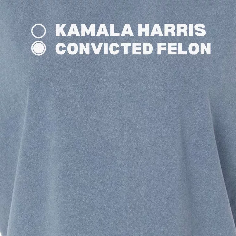 Trump Convicted Felon Gift Garment-Dyed Women's Muscle Tee