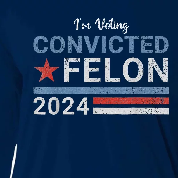 Trump Convicted Felon Cooling Performance Long Sleeve Crew