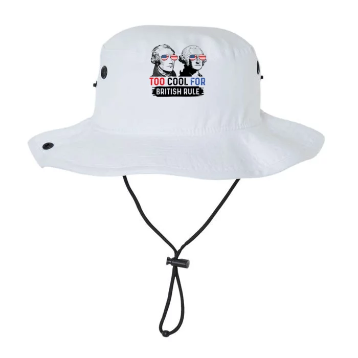 Too Cool For British Rule Hamilton Washington July 4th Legacy Cool Fit Booney Bucket Hat