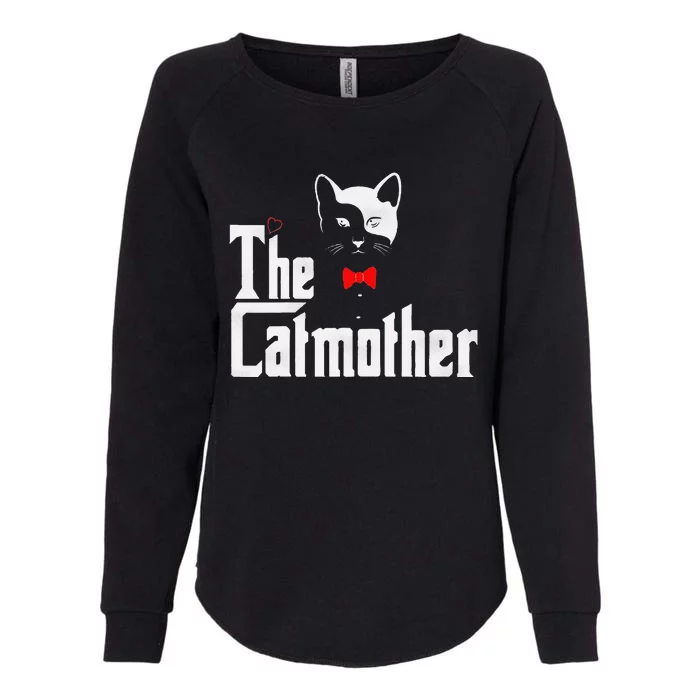 The Catmother Funny Cat Mom Gifts Father Of Cats. Womens California Wash Sweatshirt