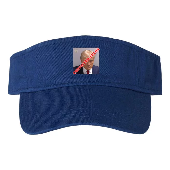 Trump Convicted Felon Valucap Bio-Washed Visor