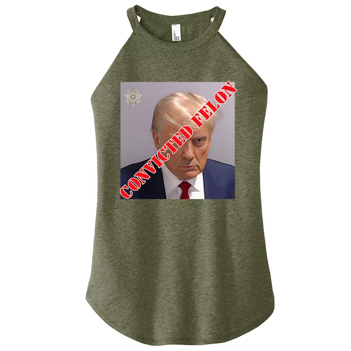 Trump Convicted Felon Women’s Perfect Tri Rocker Tank