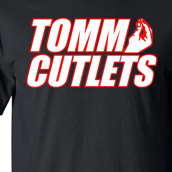 Tommy_ Cutlets Football Quarterback Ny Italian Hand Gesture Tall T-Shirt