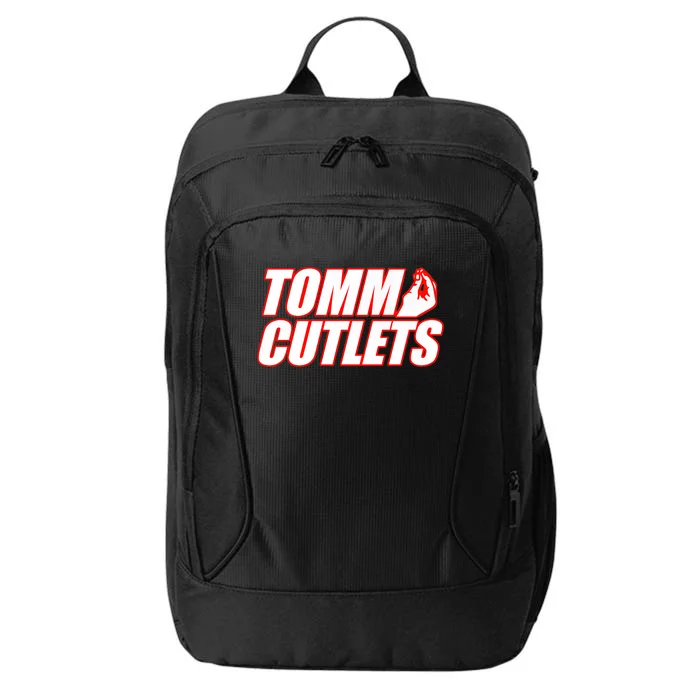 Tommy_ Cutlets Football Quarterback Ny Italian Hand Gesture City Backpack