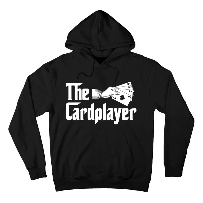 The Cardplayer Funny Poker Card Player Casino Gambler Tall Hoodie