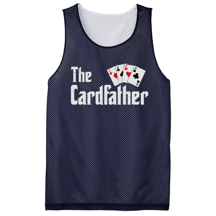 The Card Father Poker Game Cards Playing Dad FatherS Dad Mesh Reversible Basketball Jersey Tank