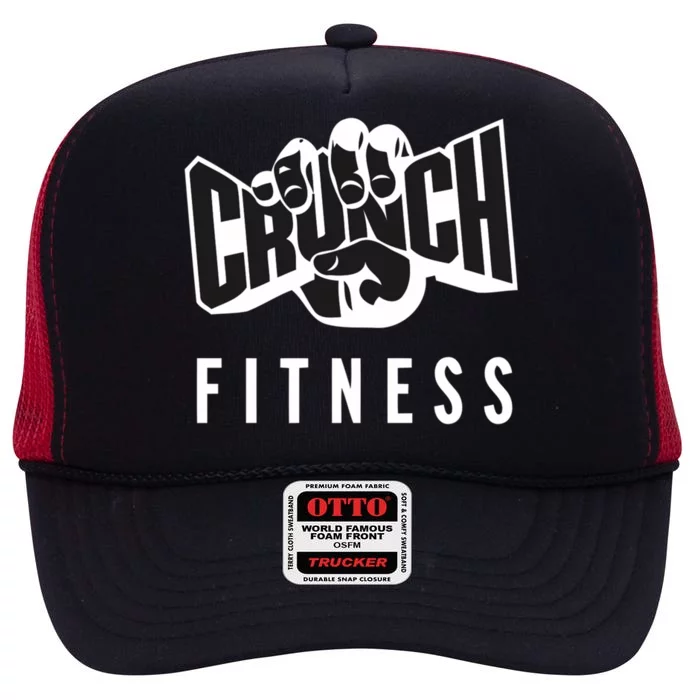 The Crunch Fitness High Crown Mesh Trucker Hat