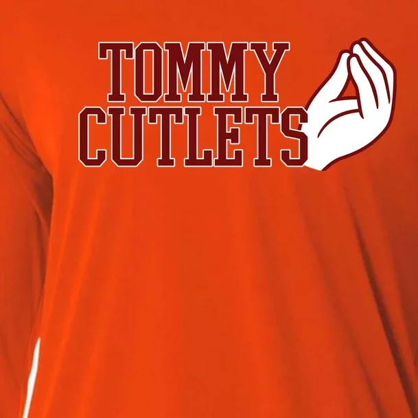 Tommy Cutlets Football Quarterback Italian Hand Cooling Performance Long Sleeve Crew