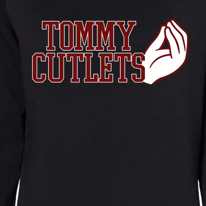 Tommy Cutlets Football Quarterback Italian Hand Womens California Wash Sweatshirt